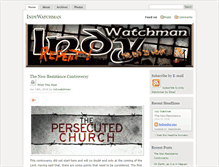 Tablet Screenshot of indywatchman.com